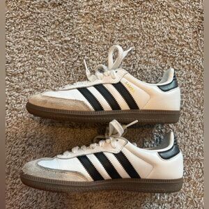 adidas Samba OG Kids Sneakers White/Black, Sz 5.5
